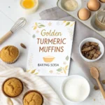 baking soda turmeric muffin recipe card